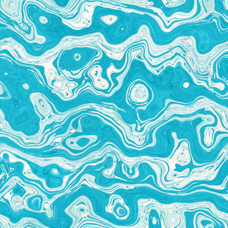 Aegean teal mottled swirl marble nautical texture background. Summer coastal living style home...