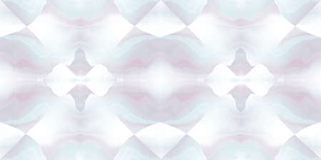 Geometric pastel summer tie dye batik stripe border pattern. Seamless shibori space dyed striped effect pretty trim edging. Washed out boho beach wear ribbon endless tape.の写真素材