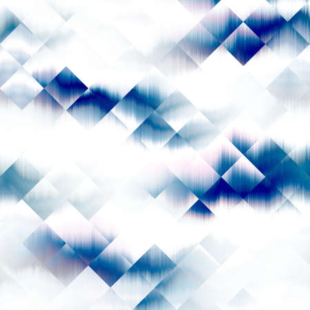 Optical glitch tie dye geometric texture background. Seamless liquid flow effect material. Modern...