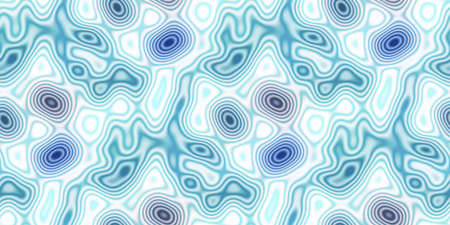Soft blue water seamless puddle border pattern. Fresh organic wet pool drop edging trim background....