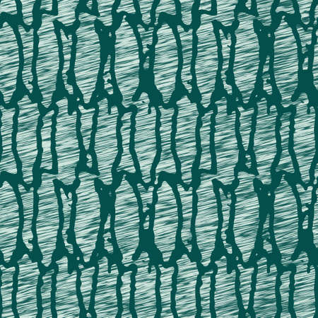 Coastal broken dyed washed stripe seamless pattern. Rustic marine beach house style marine decor...