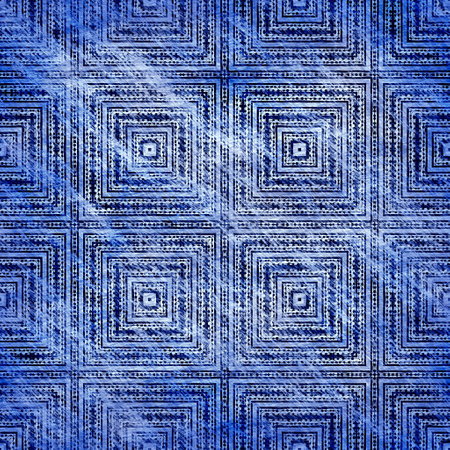 Indigo blue grunge wash linen print pattern. Modern rustic nantucket distressed fabric textile...