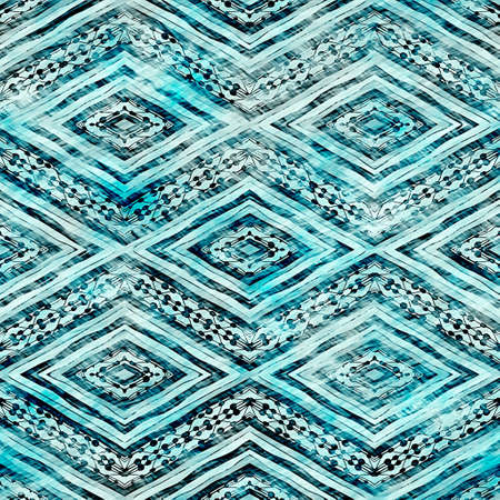 Aegean Teal green grunge wash linen print pattern. Modern rustic nantucket distressed fabric textile...