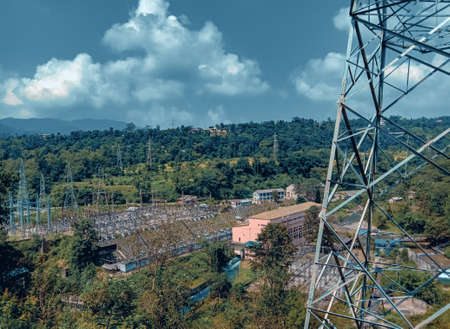 15-september-2020 / Picture of Bassi hydroelectric power house. Mandi himachal pradesh, India.のeditorial素材