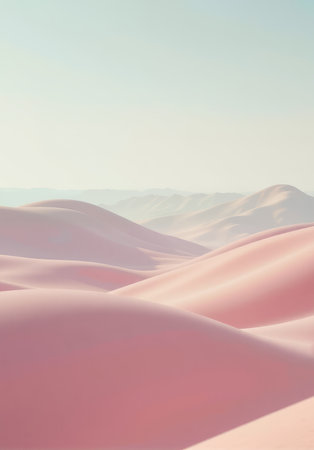 Calm minimalistic background with sand dunesの素材