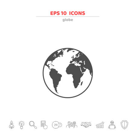 Business icons set. Template for your design works. Vector illustration.のイラスト素材