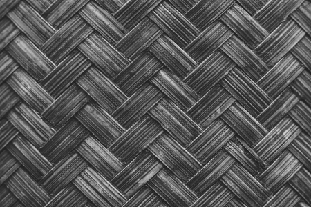 Close up woven bamboo patternの写真素材