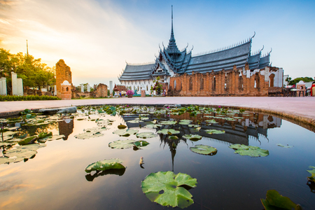 anphet Prasat Palace, Ancient City, Bangkok, Thailandの写真素材
