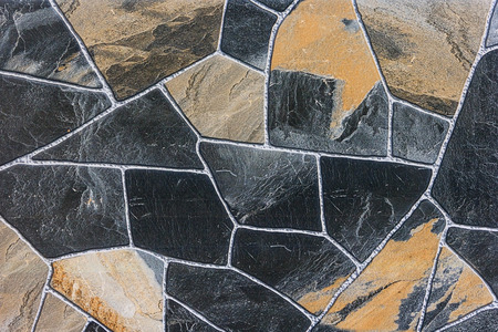 The surface of the stone tiles for pattern and background.の写真素材