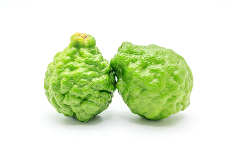 Bergamot fruit, Bergamot isolated on white background.の写真素材