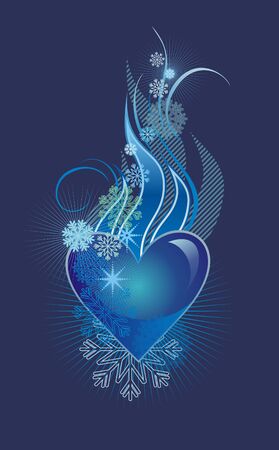 Ice Heartのイラスト素材