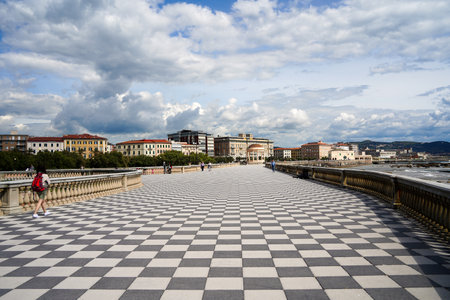 Mascagani Terrace, Livorno, Italy 15.05.2023のeditorial素材