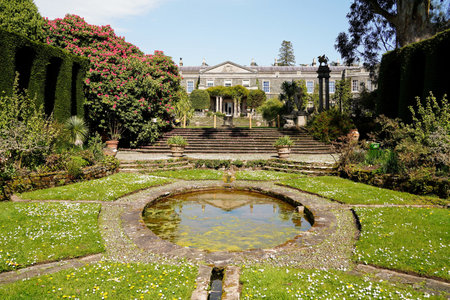 19th-century neoclassical house and gardens in Mount Stewart, County Down, Northern Ireland 21.04.2023のeditorial素材