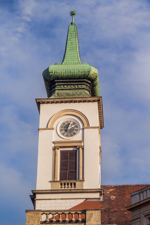 Tall clock towerの写真素材