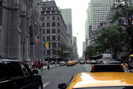 NYC on traffic jam