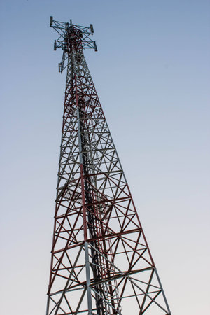 antennas in the evening