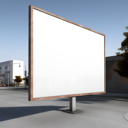 blank sign one. This image is created with AI.の素材