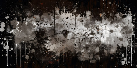 darkgrungebackgroundwiththroughedgesandsplatterso two. This image is created with AI.の素材