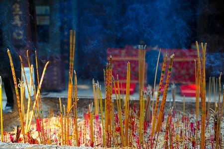 incenseの写真素材