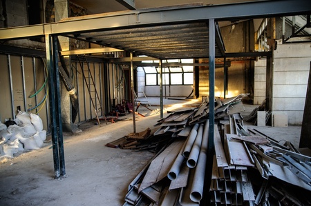 Interior construction site in downtown of Jerusalemの写真素材