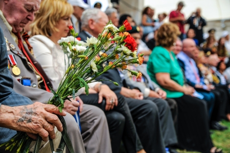 World War II Soviet veterans at celebration of 9th may, victory day in Jerusalem, Israel, 9th may, 2013のeditorial素材