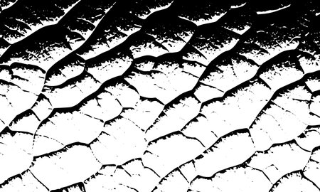 Grunge old detailed black texture. Vector backgroundのイラスト素材