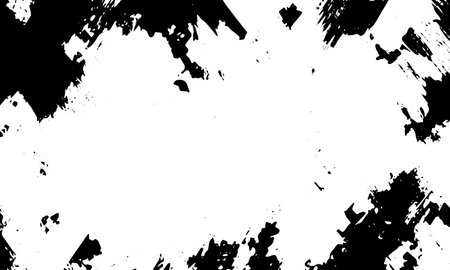 Grunge old detailed black abstract texture. Vector backgroundのイラスト素材