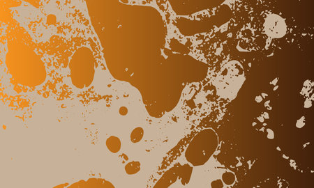 Colorful gradient grunge background. Vector background, banner, wallpaper, cover goldのイラスト素材