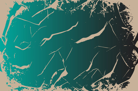 Colorful gradient grunge background. Vector background, banner, wallpaper, cover. Crumpled paperのイラスト素材