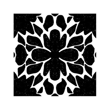 Stylized texture ornament, tile shapes. vector elementのイラスト素材