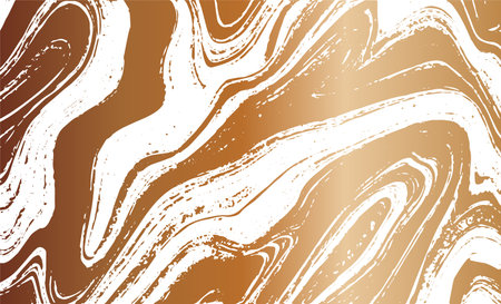 Grunge intertwined texture, threads, lines, wire, veins. Grunge old detailed texture. Vector background. Copper on whiteのイラスト素材