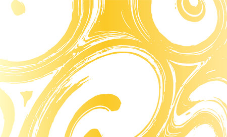 Grunge intertwined texture, threads, lines, wire, veins. Grunge old detailed texture. Vector background. Gold on whiteのイラスト素材