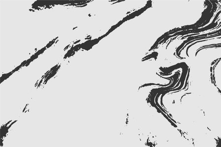 Grunge detailed intertwined texture, threads, lines, wire, veins, monochrome. Grunge old detailed black and white, gray texture. Vector backgroundのイラスト素材