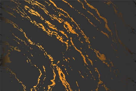 Grunge detailed intertwined texture, threads, lines, wire, veins. Grunge old detailed texture. Vector background. Gold and blackのイラスト素材