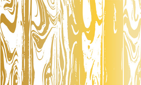 Grunge intertwined texture, threads, lines, wire, veins. Grunge old detailed texture. Vector background. Gold on whiteのイラスト素材