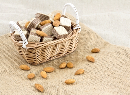 Almonds snackの写真素材