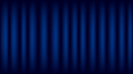 Abstract background of blue fabric texture. Wallpaper luxury by soft curve of canvas and wave. Illustration background of blue cloth.のイラスト素材
