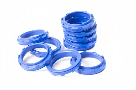 Seals shock for Industrial and objects in industry on white background.の写真素材