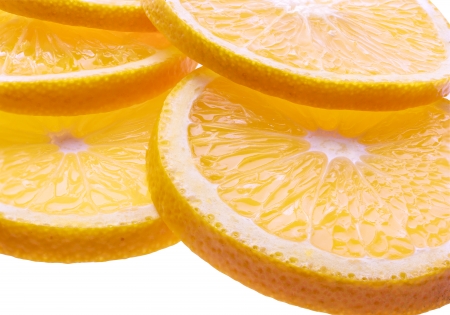 Background with citrus-fruit of orange slices  Closeup の写真素材
