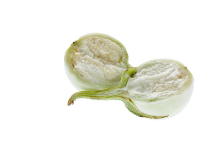 Eggplant isolated on white background.の写真素材