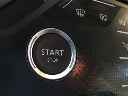 Start-stop system car button