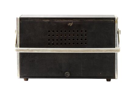 Old radio, on white background with Clipping Partの写真素材