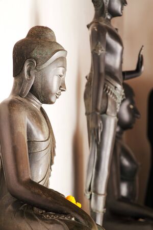Buddha in the templeの写真素材
