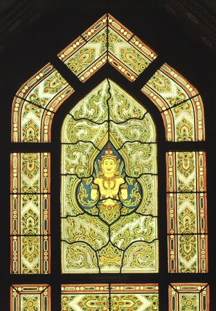 Window pattern, Thailandの写真素材