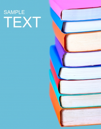 Stack of colorful booksの写真素材