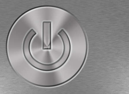 Power buttonの写真素材