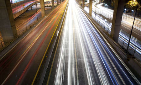 Street lighting at night