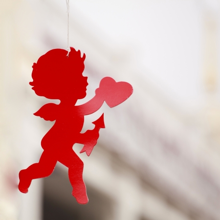 Red Cupid for Loveの写真素材