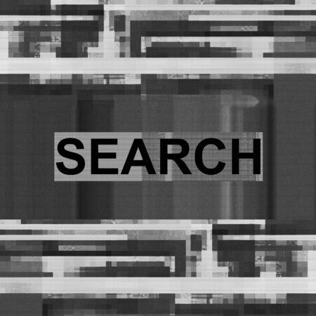 SEARCH, Abstract images television signals の写真素材