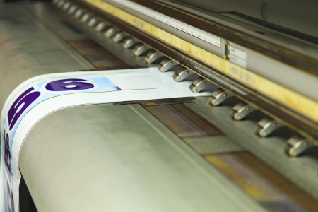 Large format outdoor ink jet printer の写真素材